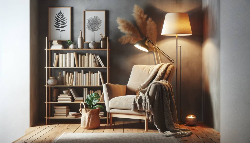 how to create a cozy reading nook on a budget