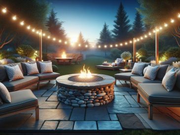 how to build a cozy fire pit area in your backyard